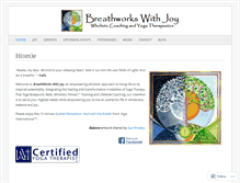 Tablet Screenshot of breathworkswithjoy.com
